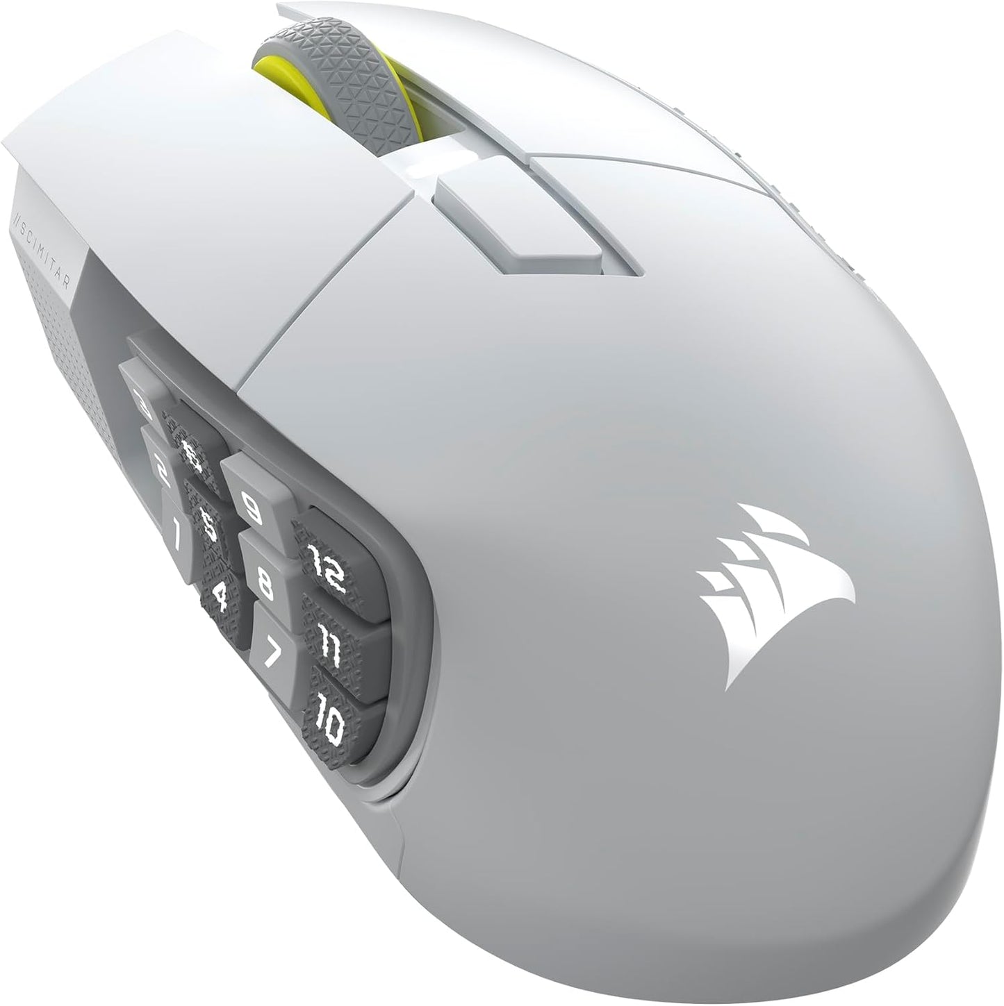 SCIMITAR RGB ELITE Gaming Mouse for MOBA, MMO - 18,000 DPI - 17 Progammable Buttons - Icue Compatible - Black