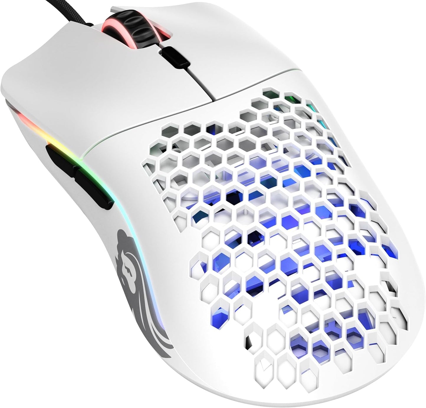Model O Wired Gaming Mouse 67G Superlight Honeycomb Design, RGB, Pixart 3360 Sensor, Omron Switches, Ambidextrous - Matte Black