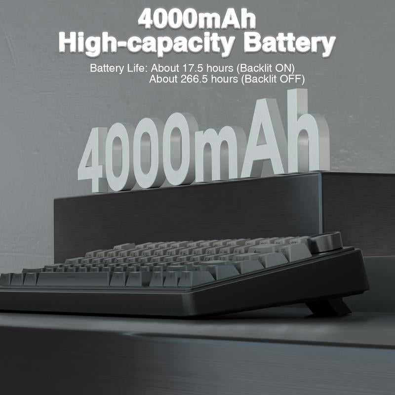 AULA F75 Pro Mechanical Keyboard RGB Backlit 2.4G Wireless Bluetooth Hot-Swappable Gaming Keyboard for Gamers Gaming PC Accessories Gasket Custom Creamy Keyboard Tiktokshopbacktoschool