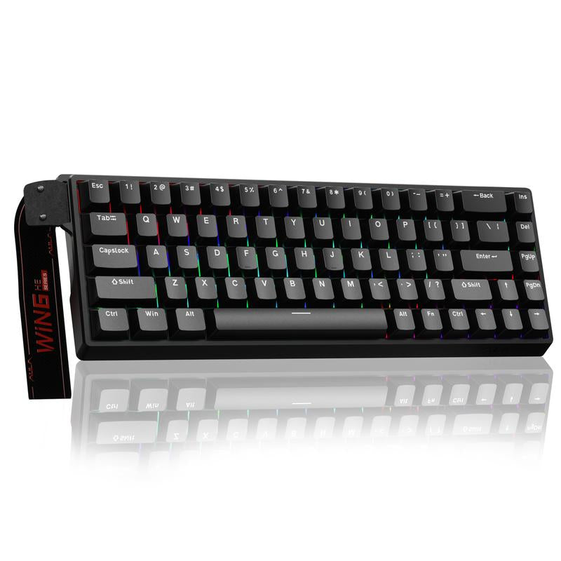 [New]Aula WIN68/WIN60 HE Magnetic Keyboard with Adjustable Actuation, Hall Effect Keyboard with 0.3Ms Latency, 65% Wired Compact Keyboard, 8000 Hz Polling Rate, Hot-Swap College School Supplies Tiktokshopbacktoschool