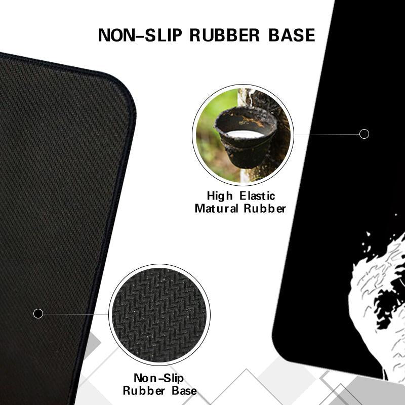 Wave Pattern Mouse Pad, 1 Count Anti-Slip Rubber Base Mouse Pad, Large Gaming Mouse Pad, Office Accessories
