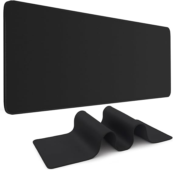 Black topo mouse pad