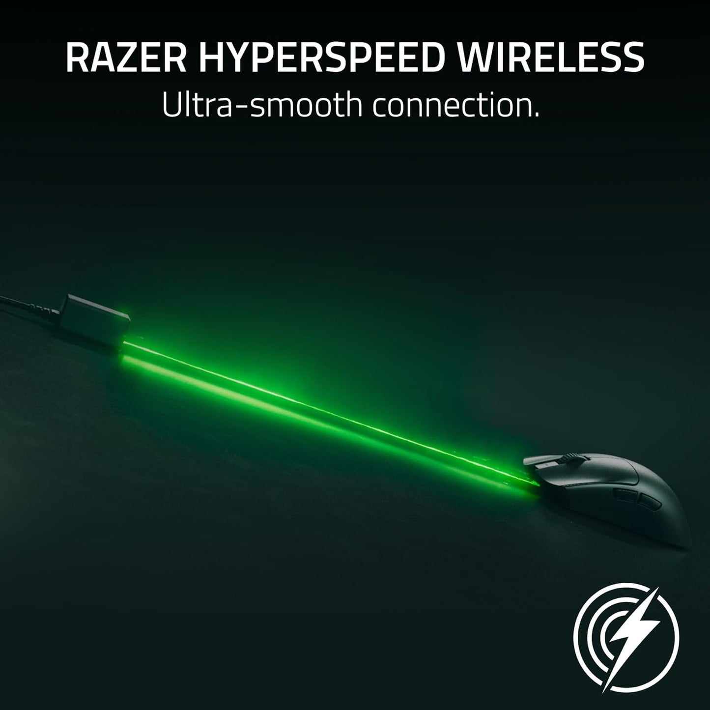 Viper V3 Pro Wireless Esports Gaming Mouse: Symmetrical - 54G Lightweight - 8K Polling - 35K DPI Optical Sensor - Gen3 Optical Switches - 8 Programmable Buttons - 95 Hr Battery - Black