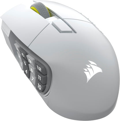 SCIMITAR RGB ELITE Gaming Mouse for MOBA, MMO - 18,000 DPI - 17 Progammable Buttons - Icue Compatible - Black