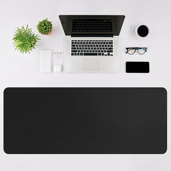 Black topo mouse pad