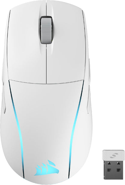 M75 Wired RGB Lightweight FPS Gaming Mouse – 26,000 DPI – Swappable Side Buttons – PC – Black