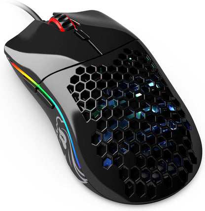 Model O Wired Gaming Mouse 67G Superlight Honeycomb Design, RGB, Pixart 3360 Sensor, Omron Switches, Ambidextrous - Matte Black