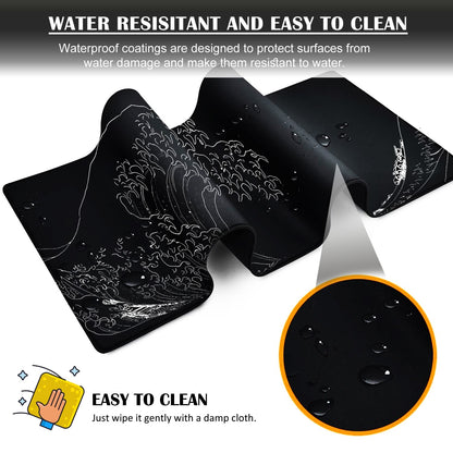 Extra Large Gaming Extended XL Mouse Pad with Free USB Light, 900 X 400 X 3 MM