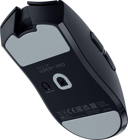Viper V3 Pro Wireless Esports Gaming Mouse: Symmetrical - 54G Lightweight - 8K Polling - 35K DPI Optical Sensor - Gen3 Optical Switches - 8 Programmable Buttons - 95 Hr Battery - Black