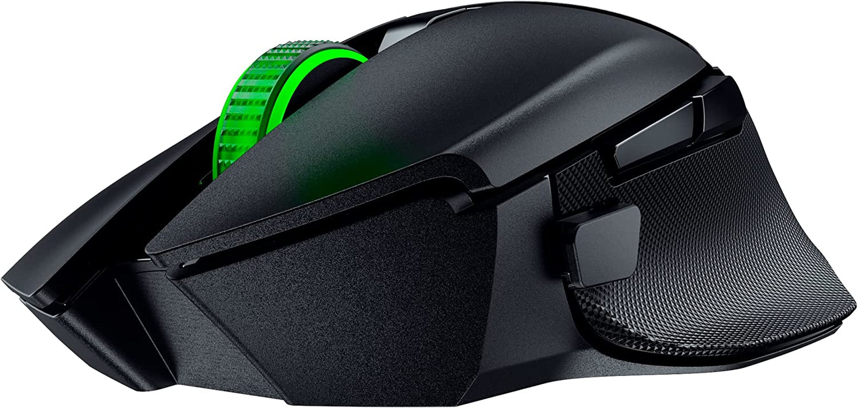 Basilisk V3 X Hyperspeed Customizable Wireless Gaming Mouse: Mechanical Switches Gen-2-5G Advanced 18K Optical Sensor - Chroma RGB 9 Programmable Controls 535 Hr Battery Classic Black