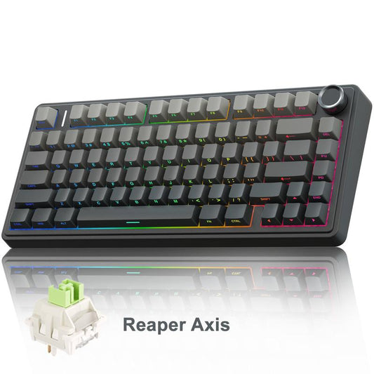 AULA F75 Pro Mechanical Keyboard RGB Backlit 2.4G Wireless Bluetooth Hot-Swappable Gaming Keyboard for Gamers Gaming PC Accessories Gasket Custom Creamy Keyboard Tiktokshopbacktoschool