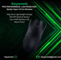 Viper V3 Pro Wireless – 54g, 35K DPI, 95h, Black