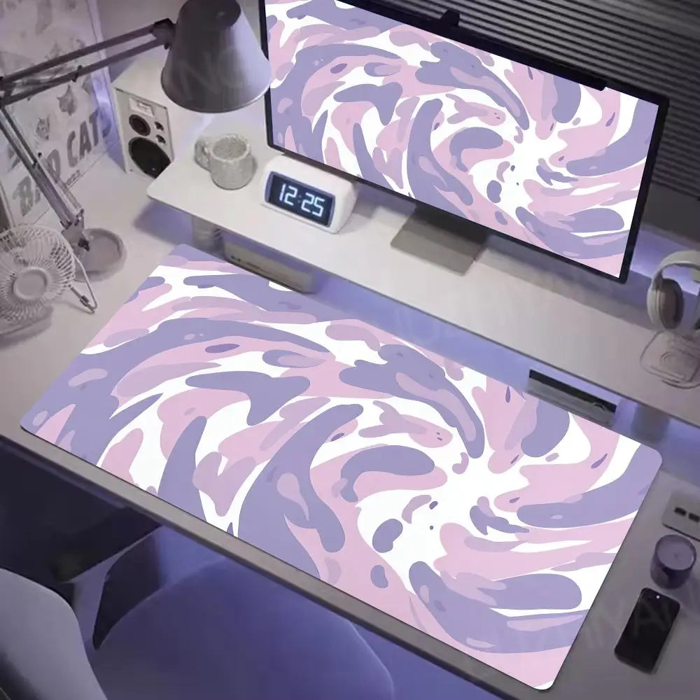 Art Vortex Texture Mouse Pad Computer Laptop Keyboard Pads Office Large Desk Mat Gaming Mousepad Rubber Non-Slip Cushion 900X400
