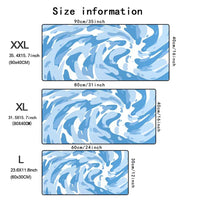 Art Vortex Texture Mouse Pad Computer Laptop Keyboard Pads Office Large Desk Mat Gaming Mousepad Rubber Non-Slip Cushion 900X400
