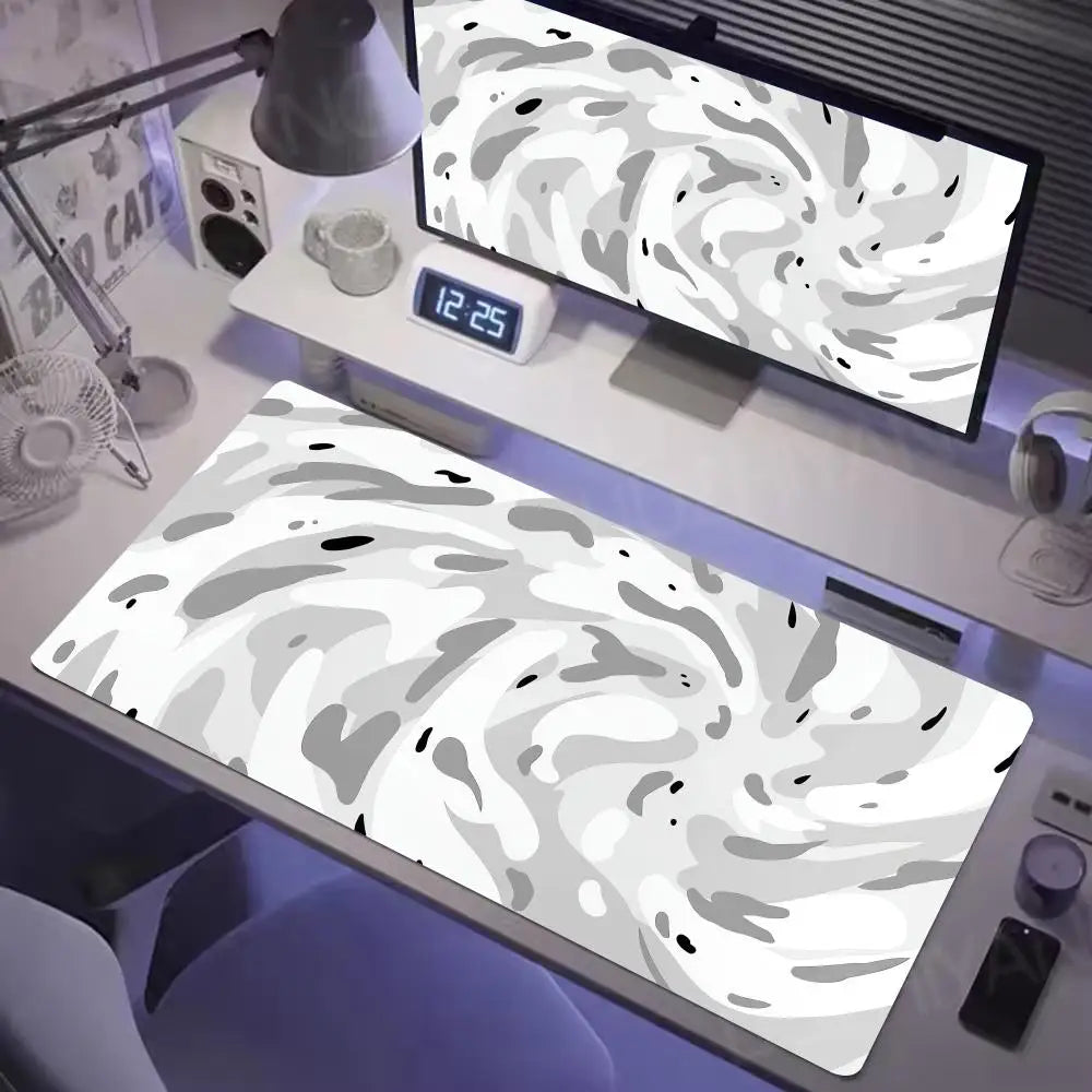 Art Vortex Texture Mouse Pad Computer Laptop Keyboard Pads Office Large Desk Mat Gaming Mousepad Rubber Non-Slip Cushion 900X400