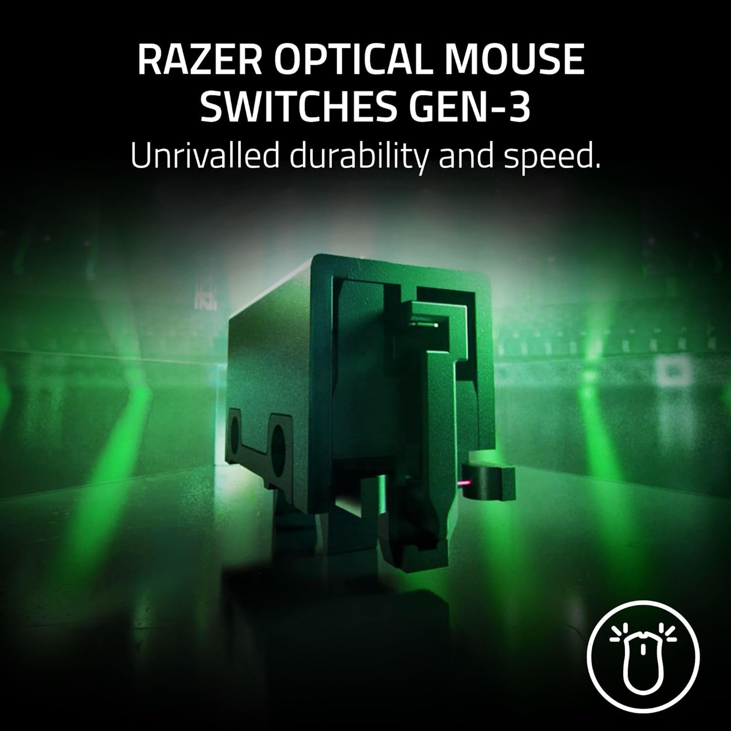 Viper V3 Pro Wireless Esports Gaming Mouse: Symmetrical - 54G Lightweight - 8K Polling - 35K DPI Optical Sensor - Gen3 Optical Switches - 8 Programmable Buttons - 95 Hr Battery - Black
