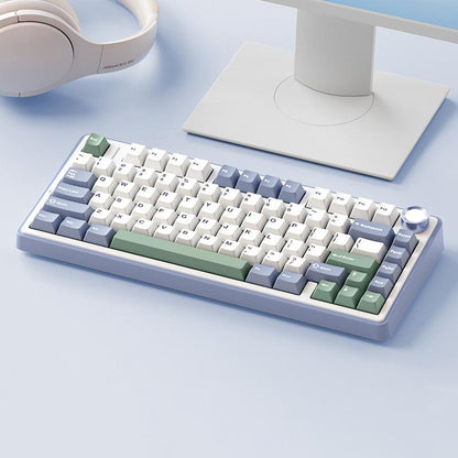 F75 Wireless Mechanical Keyboard Bluetooth Three-Mode Customized Gasket Full-Key Hot-Swappable 2.4 Wireless Keyboard Gaming Wired Keyboard