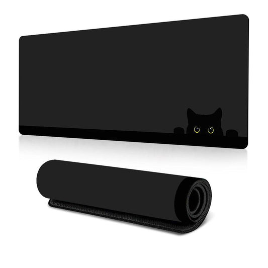 Cute Cat Pattern Mouse Pad, 1 Count Large Gaming Mouse Mat, Non-Slip Rubber Base Mousepad, Keyboard Mat, Desk Pad for Home Office, Desk Accessories