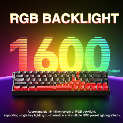 [New]Aula WIN68/WIN60 HE Magnetic Keyboard with Adjustable Actuation, Hall Effect Keyboard with 0.3Ms Latency, 65% Wired Compact Keyboard, 8000 Hz Polling Rate, Hot-Swap College School Supplies Tiktokshopbacktoschool